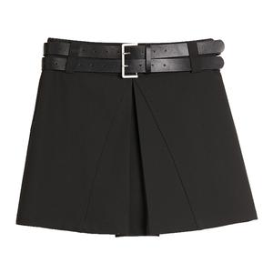 Повседневная короткая юбка Women's ELLE, черный