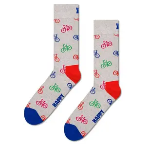 Носки Happy Bike crew, серый