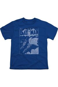 Футболка с коротким рукавом для детей "Batman Issue 1 Cover" Gildan, синий
