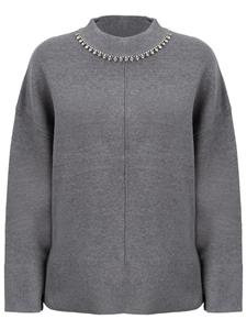 Свитер Influencer, серый