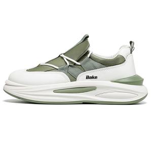 BAKE Водонепроницаемые и дышащие устойчивые к истиранию мужские низкие кеды повседневные - хаки, цвет Khaki