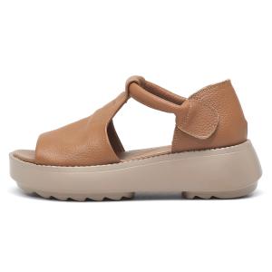 OULISASI Женские сандалии с одной лямкой абрикос, цвет Apricot