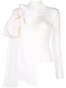 Блузка с бантом Atu Body Couture, белый