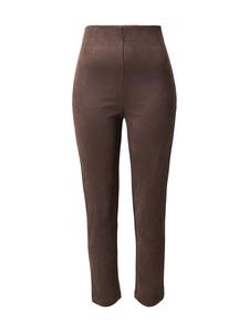 ABOUT YOU Узкие брюки 'Ellen' в темно-коричневом цвете