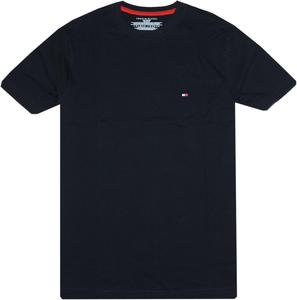Мужская футболка Tommy Hilfiger из эластичного джерси с круглым вырезом, серая, Black