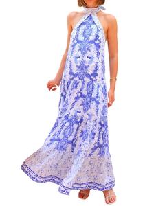 Платье макси DELI.S DELI S, синий