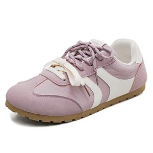 HUANQIU Нескользящие, легкие и дышащие низкие кроссовки для скейтбординга, женские, фиолетовые