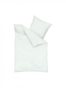 Простое фланелевое постельное белье цвета слоновой кости Traumschlaf, 155 x 220 + 80 x 80 см