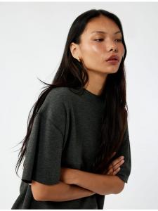 Футболка SS цвета антрацит KOTON