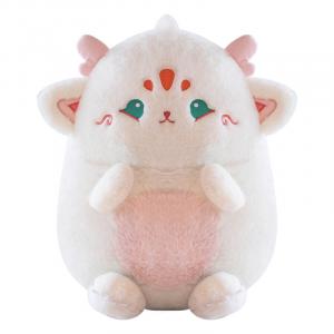 Плюшевая игрушка Chubby Dragon милый плюшевый дракон Doodoo Barbne, белый