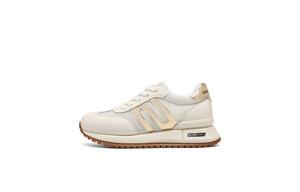 BELLE Женские повседневные низкие кроссовки с устойчивостью к истиранию Ecru/Gold, цвет Ecru/Gold