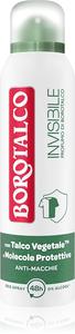 Невидимый оригинальный спрей-дезодорант для удаления белых и желтых пятен Borotalco, 150 мл