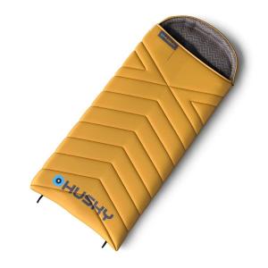HUSKY Спальный мешок Gizmo 2024 -5°C горчичный 220 x 90 см - желтый с серым - для взрослых