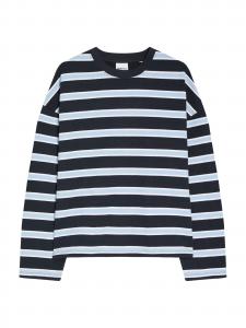 Bershka Лонгслив в цвете Navy, Sky Blue