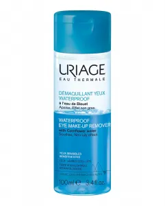 Водостойкое средство для снятия макияжа с глаз с васильковой водой 100 мл Uriage