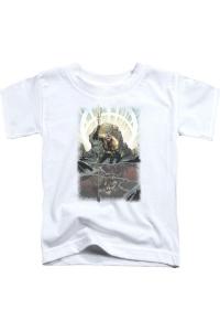 Футболка с коротким рукавом для малышей Aquaman Brightest Day из Лиги Справедливости Америки Gildan, белый