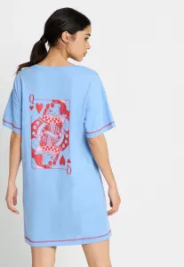 Ночная рубашка Lascana, Blau Bedruckt