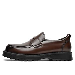 HLA Мужские лоферы, черно-красно-коричневый