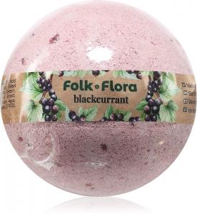 Пена для ванны с черной смородиной и освежающим эффектом Folk & Flora, 130 гр