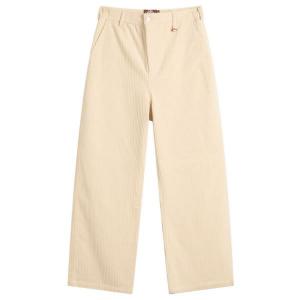 Белые вельветовые рабочие брюки Late Checkout, белый