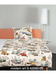 Постельное белье Janine Cotton Modern Art в разноцветном цвете Janine, 135 x 200 + 80 x 80 см