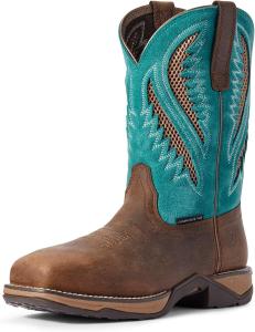 Женские рабочие ботинки Ariat Darlin, Chocolate Chip/Turquoise