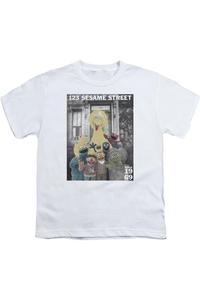 Футболка с коротким рукавом Sesame Street Best Address для детей Gildan, белый