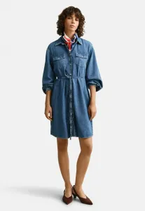 Платье-Рубашка Gant, Mid Blue Archive