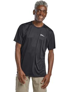 Jack Wolfskin Функциональная футболка "Tech T" черного цвета