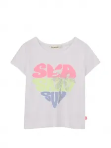 Футболка с графичным принтом Billieblush, белый