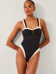 Купальник Sabrina с контрастной отделкой Monsoon, Black