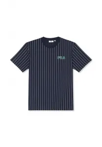 Футболка с принтом в полоску apparel statuto Fila, Black Iris/Egret Striped
