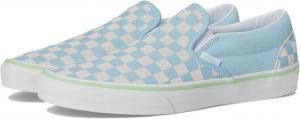 Кроссовки Unisex Vans Classic Slip-On Checkerboard, Checkerboard Crystal Blue