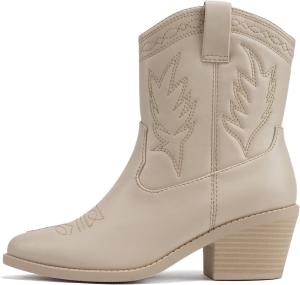 Женские ковбойские ботинки SODA Picotee с прострочкой, Knochenpu
