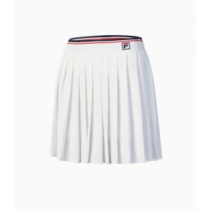 FILA Теннисная повседневная короткая юбка для женщин Jade White