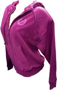 Victoria's Secret Pink Everyday Fleece Relaxed Full Zip Hoodie цвет Maroon/Burgundy New