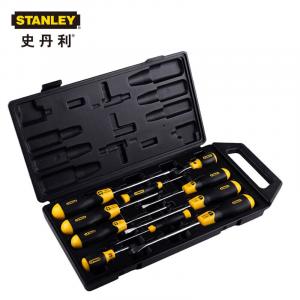 Набор отверток Stanley с плоской головкой Phillips и резиновой ручкой, 10 предметов 65-005C-23