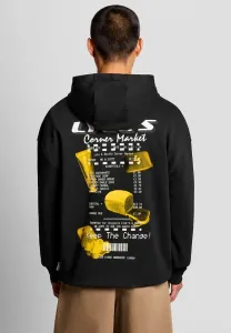 Худи с графическим принтом в виде чека layers Lyle & Scott, Jet Black