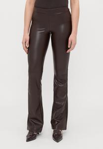 Брюки ONLY Tall ONLPAIGE FLARED, Black Coffee/Dark Brown