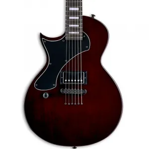 Электрогитара ESP LTD EC-201FT. Левосторонняя, прозрачная черная вишня
