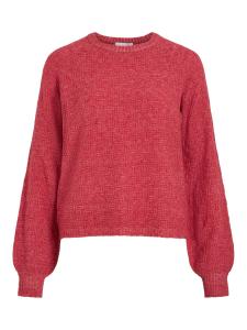 VILA Свитер в светло-красном цвете