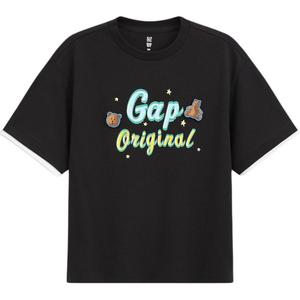 Футболка для детей 3-7 лет GAP, черный