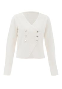 Вязаный кардиган NAEMI Knit Cardigan, белый