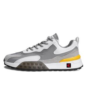 ZAMST Низкие повседневные мужские туфли бело-серые, цвет White Gray