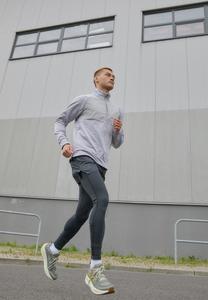 Топ с длинными рукавами ATHLETICS HEAT GRID ZIP New Balance, серый