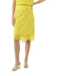 Юбка до колена comma, желтый