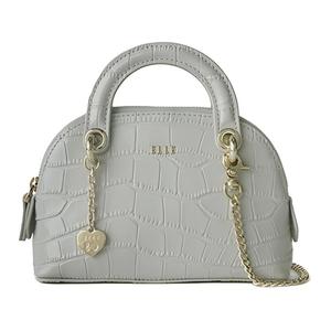 ELLE Сумка-купол из спилка, женская сумка через плечо Digital Gray/Black