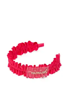 Ободок с рюшами Mi Mi Sol, красный