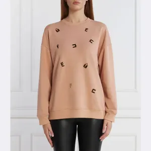 Толстовка обычного кроя Elisabetta Franchi, бежевый