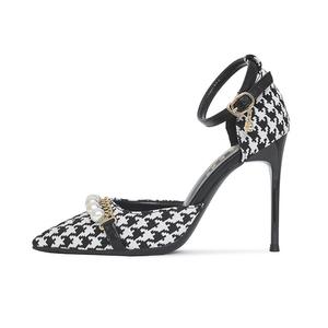 RoseDoris Туфли на высоком тонком каблуке женские, черные